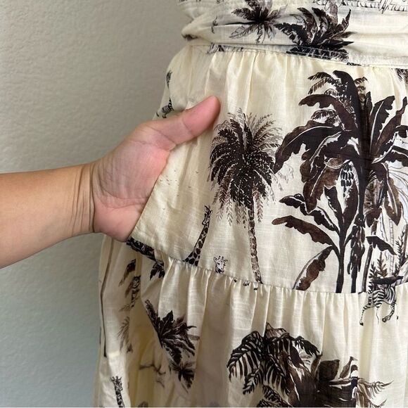 Banana Republic Stampa Wrap Mini Dress, Sz Medium - Picture 5 of 14